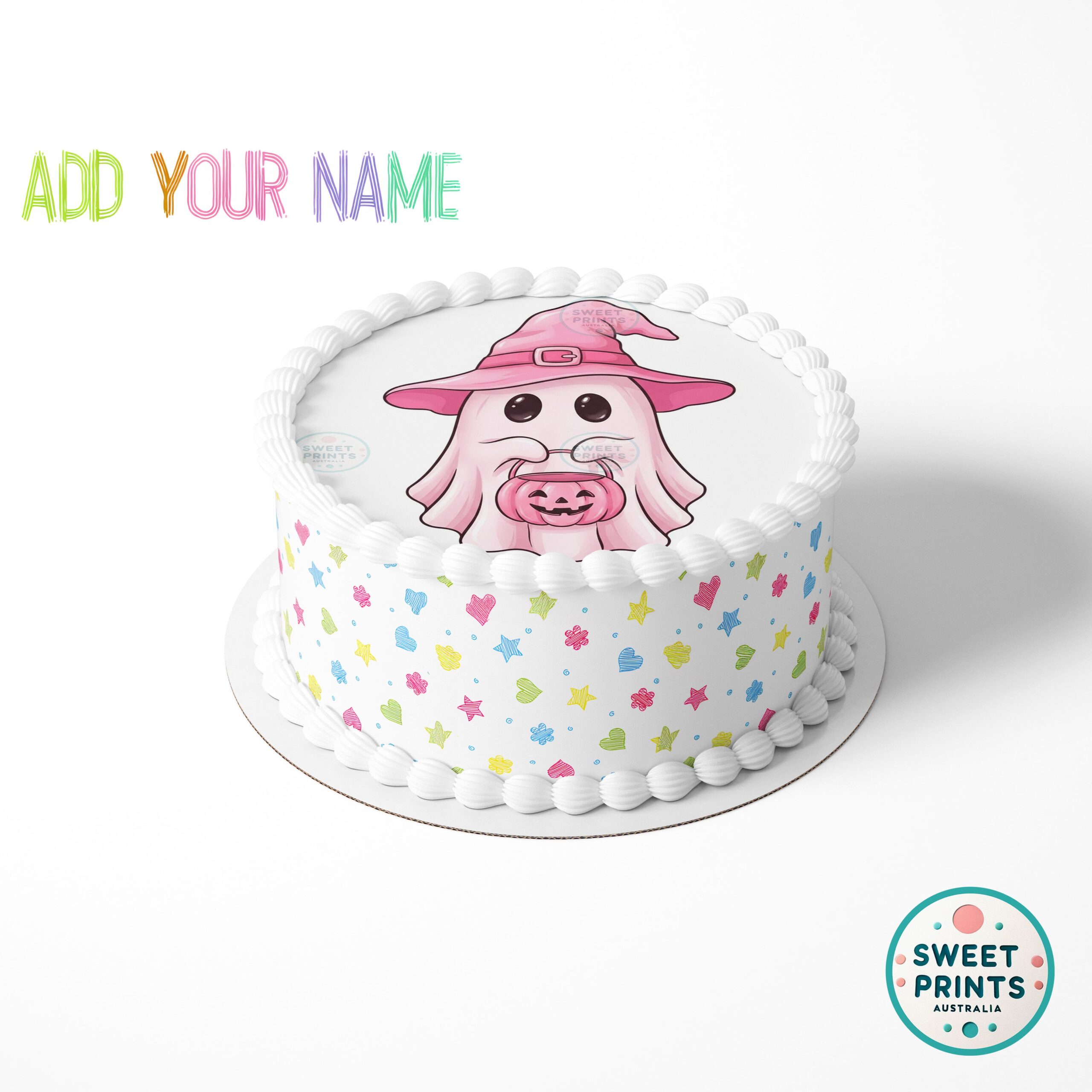 witch pink ghost hat o - Image 2