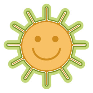 a smiling sun