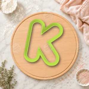K Cookie Cutter & Stamp