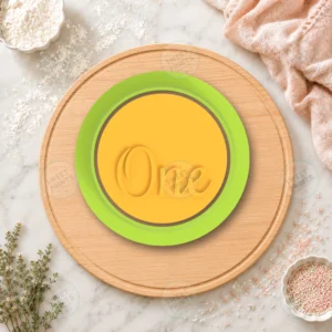 Number One 4Cm Cookie Stamp