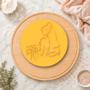 Bride Silhouette Cookie Stamp