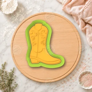 Cowboy Boot Cookie Cutter & Stamp