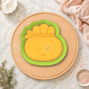 Kawaii Dumpling with Ribbon Cookie Cutter & Stamp