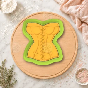 Corset with Garters Cookie Cutter & Stamp