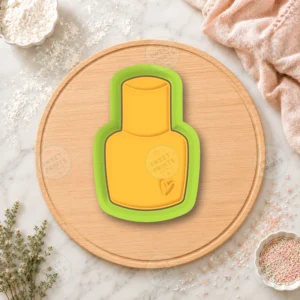 Nail Polish Bottle Cookie Cutter & Stamp