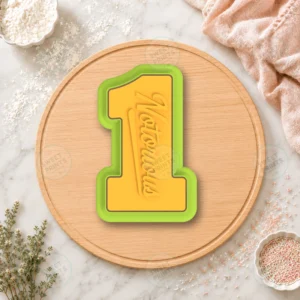 Notorious One First Birthday Cookie Cutter & Stamp